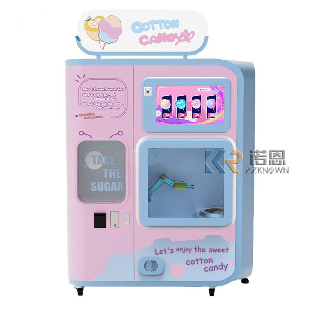 Candy Floss Machine - Hochwertige Kommerzielle Automatische Zuckerwattemaschine mit Bunten