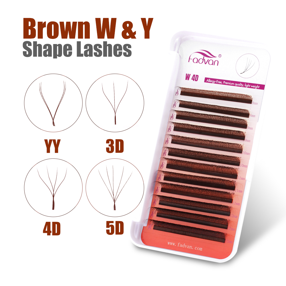 Arcade Z - FADVAN Braune YY/3D/4D/5D M/D Curl Wimpern