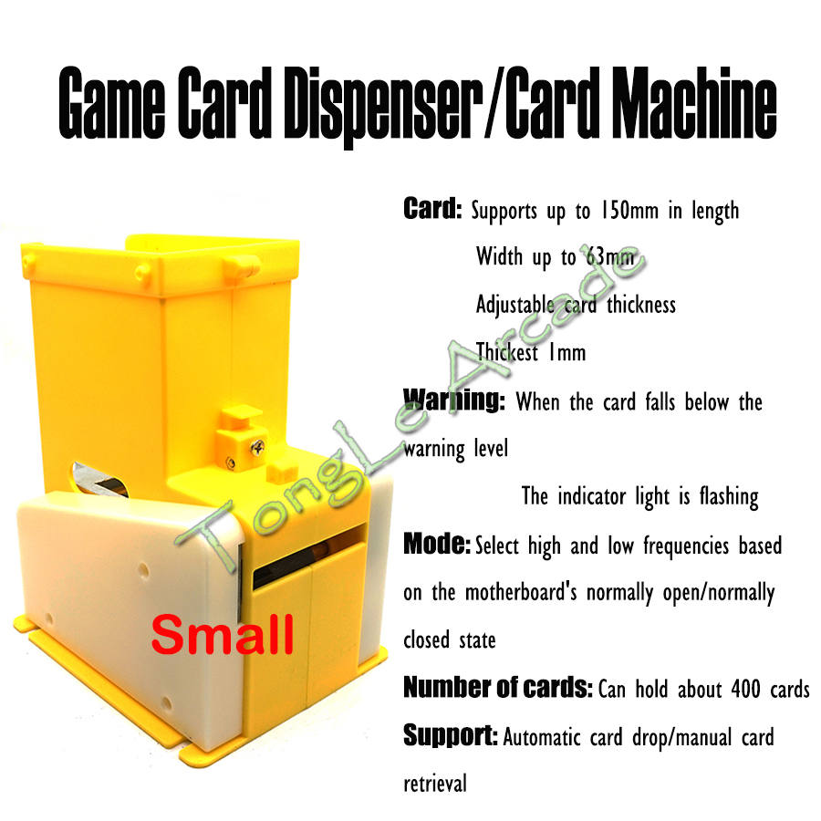 Arcade Card Vending Machine - Münzbetriebener Kartenausgabeautomat Akzeptiert Eine Maximale Kartengröße