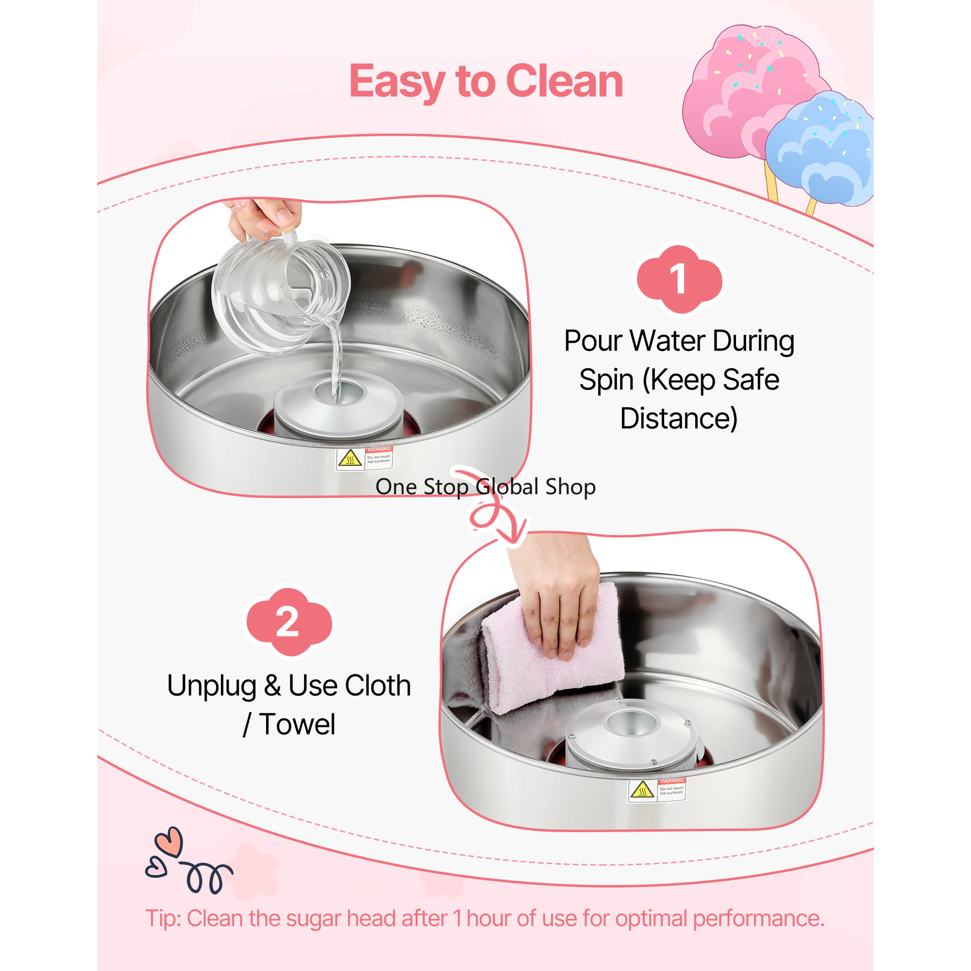 Zuckerwattemaschine, kommerzie – Candy Floss Machine Bewertung und Preis