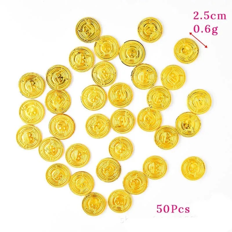 50 Stücke Piraten Goldmünzen K – Arcade Game Coin Bewertung und Preis