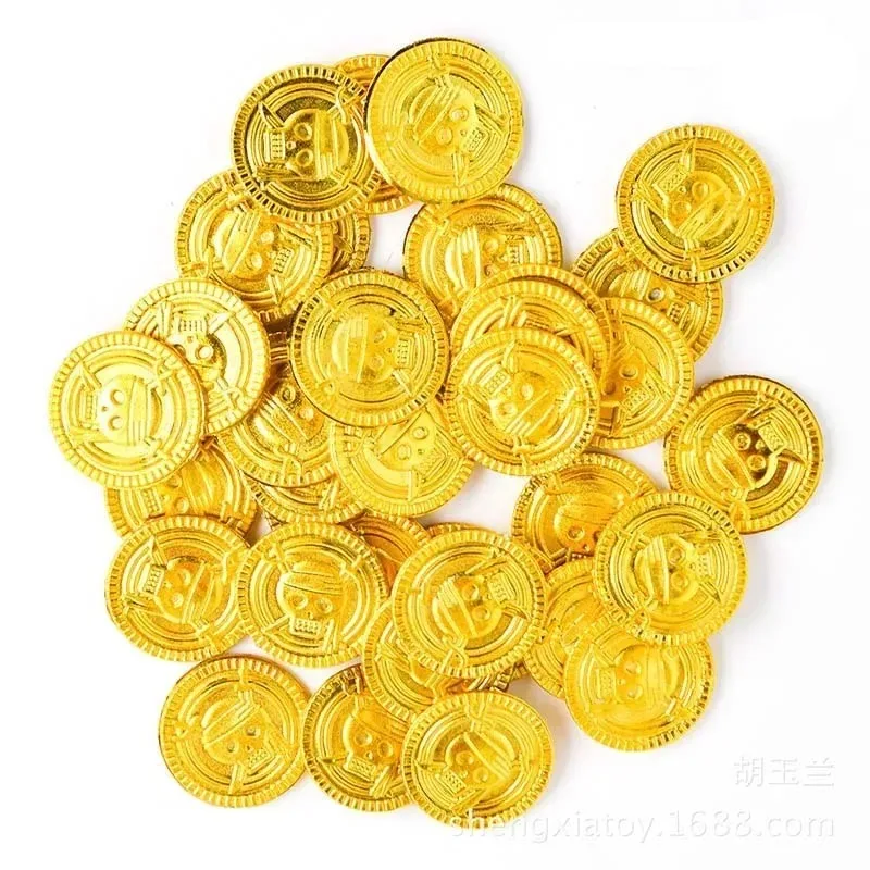 50 Stücke Piraten Goldmünzen K – Arcade Game Coin Bewertung und Preis