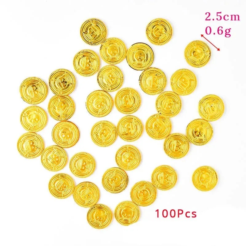50 Stücke Piraten Goldmünzen K – Arcade Game Coin Bewertung und Preis