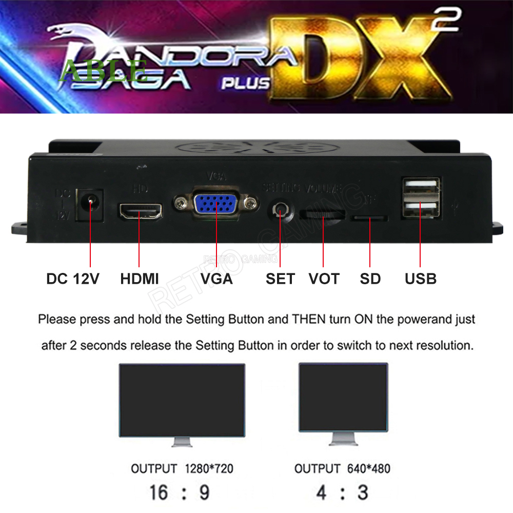 26800 in 1 Pandora Saga Box DX – Trackball Controller Arcade Bewertung und Preis